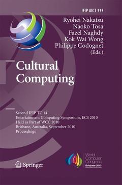 Couverture de l’ouvrage Cultural Computing