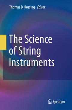 Couverture de l’ouvrage The Science of String Instruments