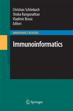 Couverture de l’ouvrage Immunoinformatics