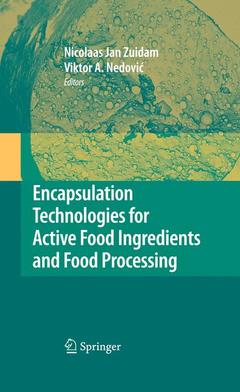 Couverture de l’ouvrage Encapsulation Technologies for Active Food Ingredients and Food Processing