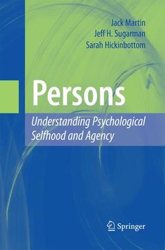 Couverture de l’ouvrage Persons: Understanding Psychological Selfhood and Agency