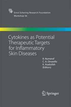 Couverture de l’ouvrage Cytokines as Potential Therapeutic Targets for Inflammatory Skin Diseases