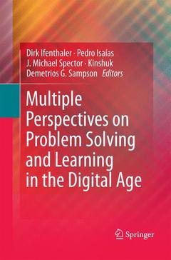 Couverture de l’ouvrage Multiple Perspectives on Problem Solving and Learning in the Digital Age