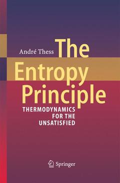 Couverture de l’ouvrage The Entropy Principle