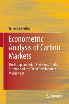 Couverture de l’ouvrage Econometric Analysis of Carbon Markets