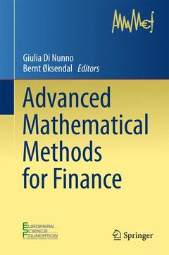 Couverture de l’ouvrage Advanced Mathematical Methods for Finance
