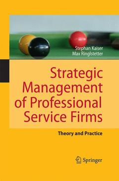 Cover of the book Strategic Management of Professional Service Firms