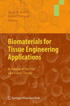 Couverture de l’ouvrage Biomaterials for Tissue Engineering Applications