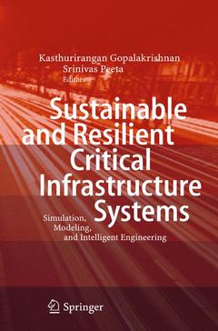 Couverture de l’ouvrage Sustainable and Resilient Critical Infrastructure Systems