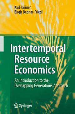 Couverture de l’ouvrage Intertemporal Resource Economics