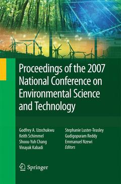 Cover of the book Proceedings of the 2007 National Conference on Environmental Science and Technology