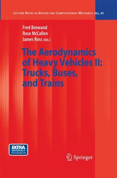 Couverture de l’ouvrage The Aerodynamics of Heavy Vehicles II: Trucks, Buses, and Trains