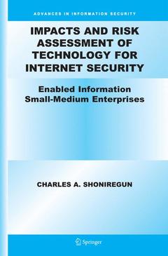 Couverture de l’ouvrage Impacts and Risk Assessment of Technology for Internet Security