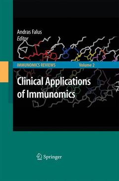 Couverture de l’ouvrage Clinical Applications of Immunomics