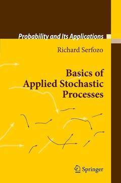 Couverture de l’ouvrage Basics of Applied Stochastic Processes