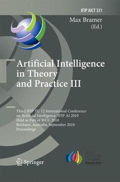 Couverture de l’ouvrage Artificial Intelligence in Theory and Practice III