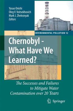Couverture de l’ouvrage Chernobyl - What Have We Learned?