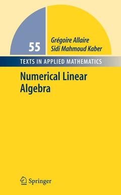 Couverture de l’ouvrage Numerical Linear Algebra