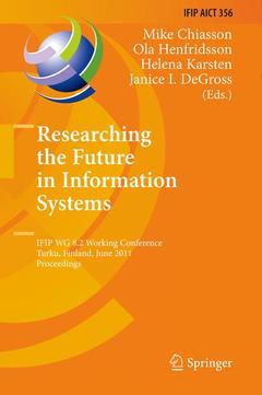 Couverture de l’ouvrage Researching the Future in Information Systems