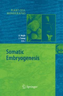 Cover of the book Somatic Embryogenesis