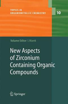 Couverture de l’ouvrage New Aspects of Zirconium Containing Organic Compounds