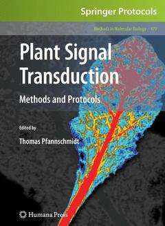 Couverture de l’ouvrage Plant Signal Transduction