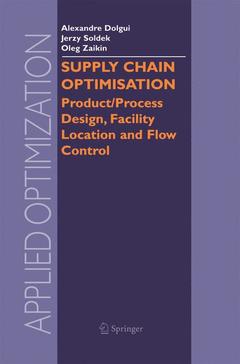 Cover of the book Supply Chain Optimisation