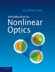 Cover of the book Introduction to Nonlinear Optics
