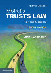 Couverture de l’ouvrage Moffat's Trusts Law 6th Edition