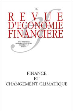 Couverture de l’ouvrage Changement climatique et finance durable - N°117 - Mars 2015