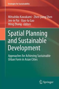 Couverture de l’ouvrage Spatial Planning and Sustainable Development