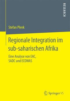 Couverture de l’ouvrage Regionale Integration im sub-saharischen Afrika