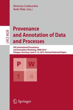 Couverture de l’ouvrage Provenance and Annotation of Data and Processes