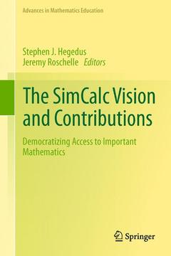 Cover of the book The SimCalc Vision and Contributions