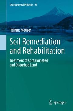 Couverture de l’ouvrage Soil Remediation and Rehabilitation