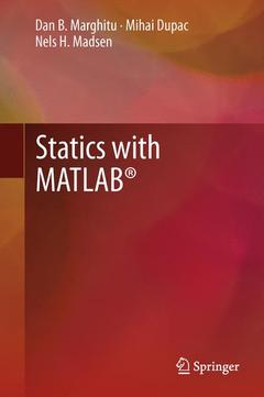 Couverture de l’ouvrage Statics with MATLAB®