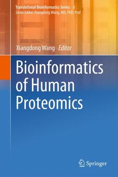 Couverture de l’ouvrage Bioinformatics of Human Proteomics
