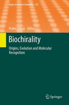 Couverture de l’ouvrage Biochirality