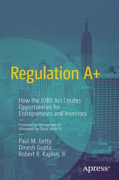Cover of the book Regulation A+