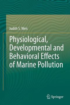 Couverture de l’ouvrage Physiological, Developmental and Behavioral Effects of Marine Pollution