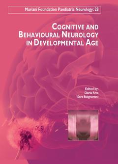 Cover of the book Cognitive and behavioural neurology in developmental age