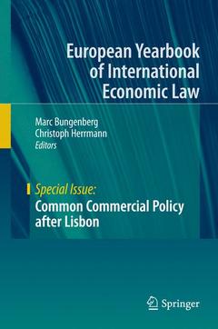 Couverture de l’ouvrage Common Commercial Policy after Lisbon