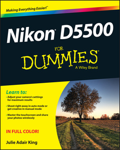 Couverture de l’ouvrage Nikon D5500 For Dummies