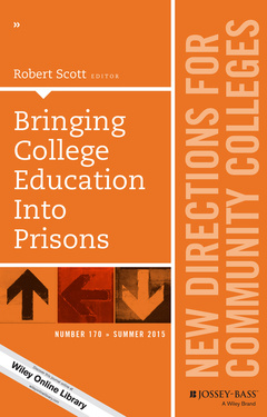 Couverture de l’ouvrage Bringing College Education into Prisons, CC 170