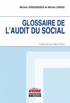 Couverture de l’ouvrage Glossaire de l'audit du social