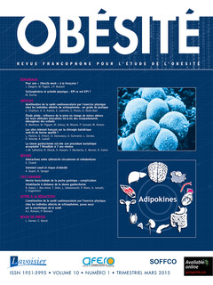 Couverture de l’ouvrage Obésité. Vol. 10 N° 1 - Mars 2015