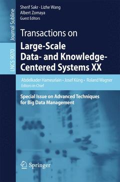 Couverture de l’ouvrage Transactions on Large-Scale Data- and Knowledge-Centered Systems XX