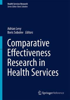 Couverture de l’ouvrage Comparative Effectiveness Research in Health Services