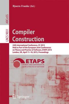 Couverture de l’ouvrage Compiler Construction