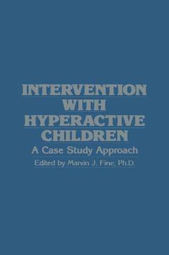 Couverture de l’ouvrage Intervention with Hyperactive Children